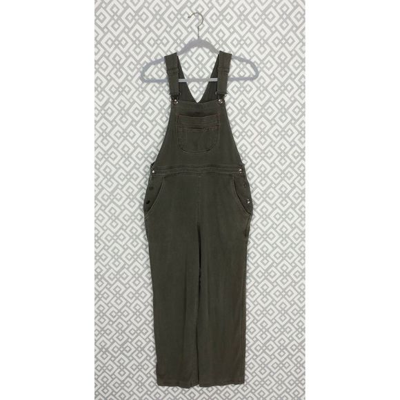 The Territory Ahead Pants - Vintage Territory Ahead Cotton Overalls Gray Bibs